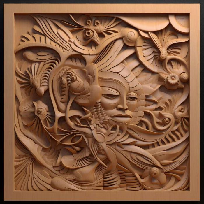 نموذج ثلاثي الأبعاد لآلة CNC 3D Art 